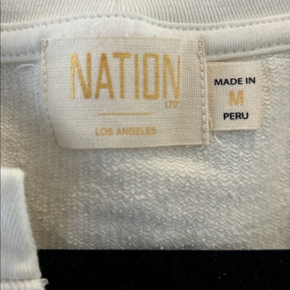 Nation Ltd Lenon Open Collar Short Sleeve Top - Picture 3 of 9